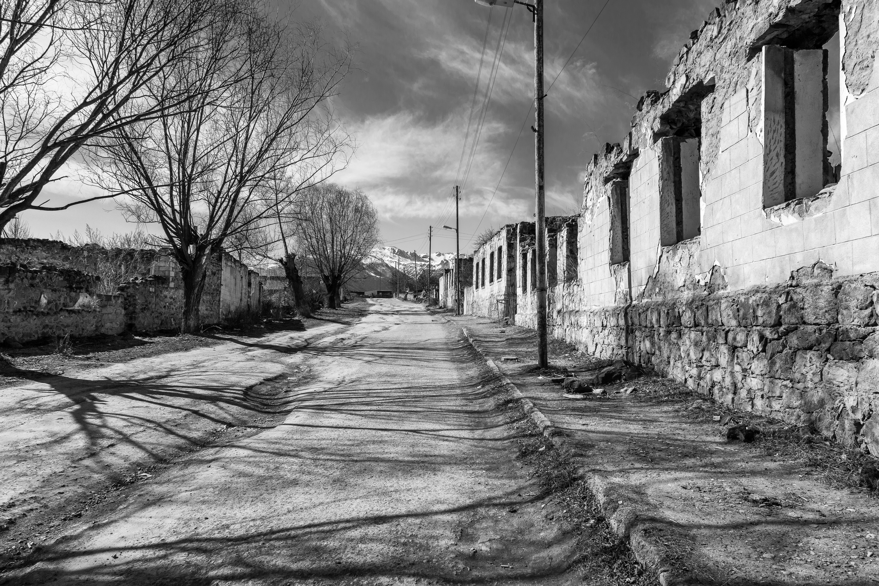 Photo by David Verberckt. Ethnically cleansed town of Karvachar, Nagorno-Karabakh, South Caucasus, February 2014.