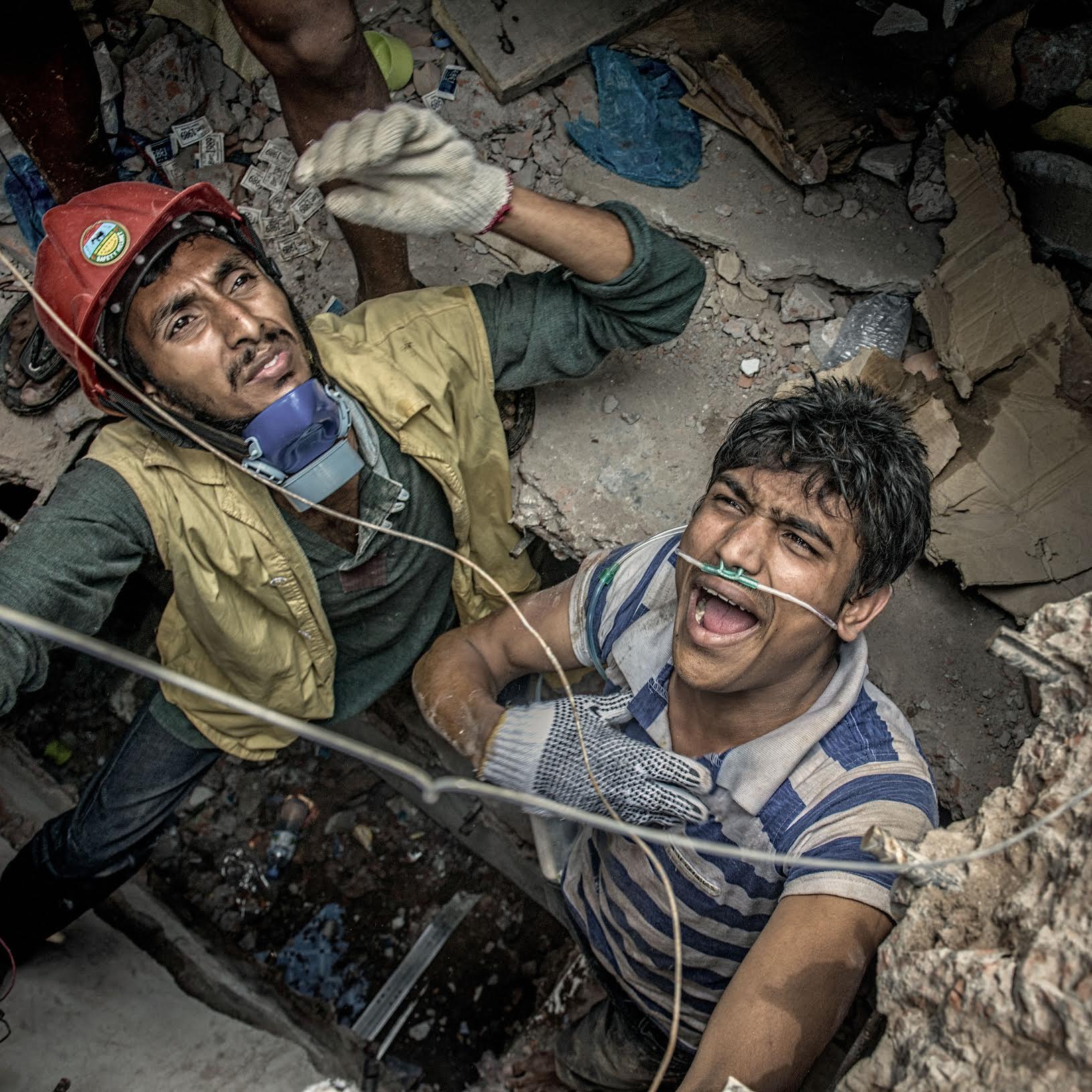Mobarak Hossain worked as a volunteer for more than a month after the building collapsed to rescue victims from the rubble and provide relief.