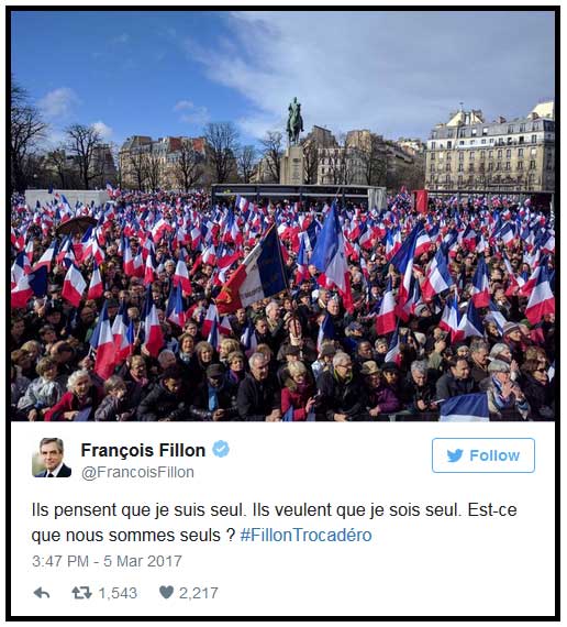 Un revirement dans la campagne de la François Fillon. 