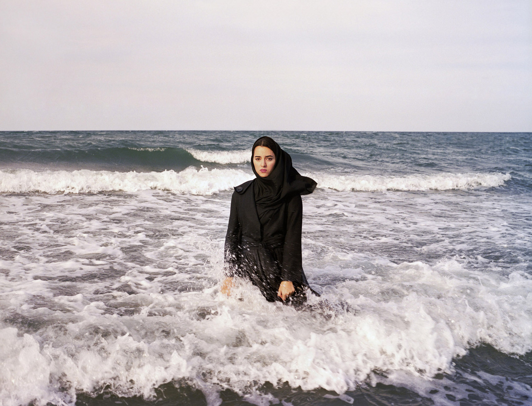 Newsha Tavakolian. Imaginary CD cover for Sahar. Caspian Sea. Mahmoudabad, Iran. 2011. © Newsha Tavakolian / Magnum Photos.
