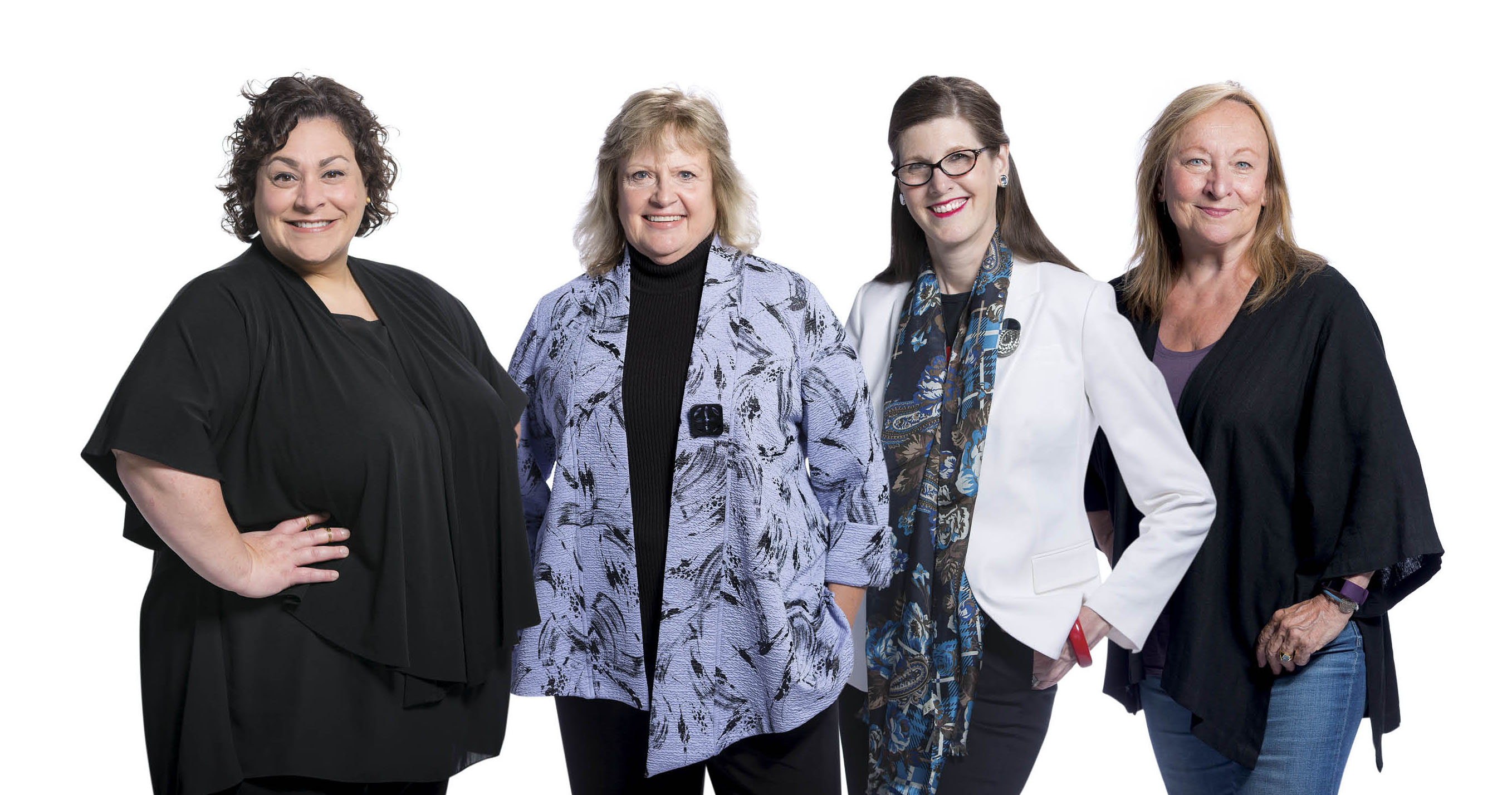 Left to right: Lisa Melandri, Ledy VanKavage, Deb Godwin, Terrie Robbins (Photography by Kevin A. Roberts)