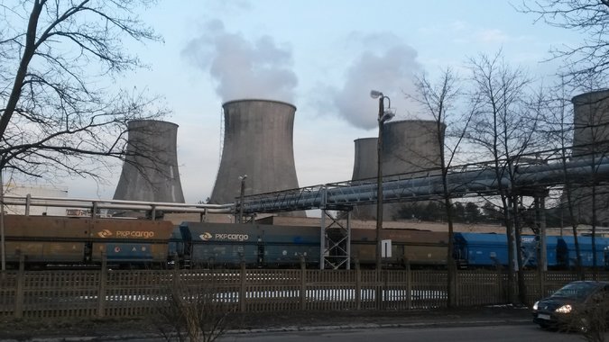 A coal-fired power plant in Silesia. The European Union has opened proceedings against Poland over air pollution levels. Image by Beth Gardiner. Poland, 2015.