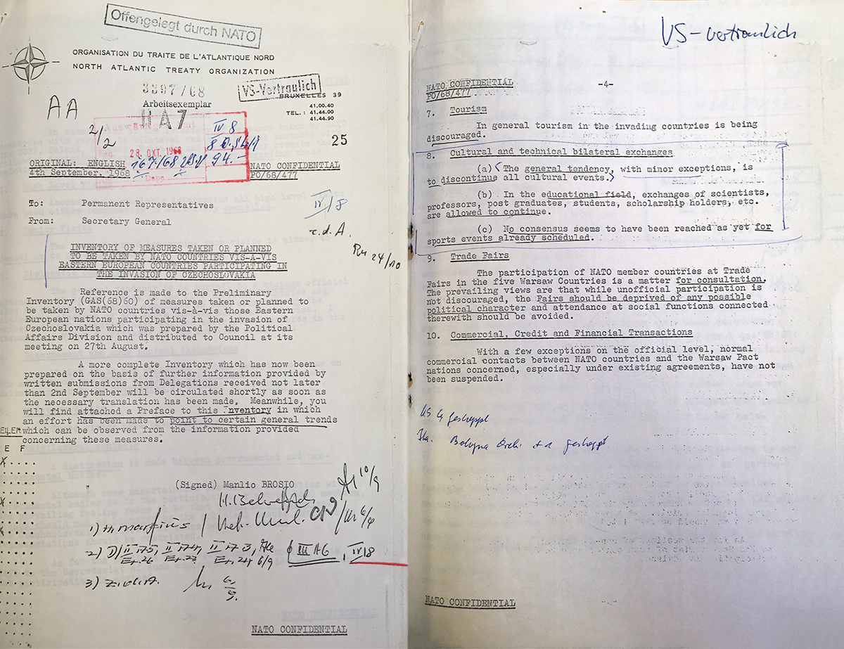 NATO-Beschluss, 04.09.1968, PA AA, B130 (VS), IIA4-94.29-82.07