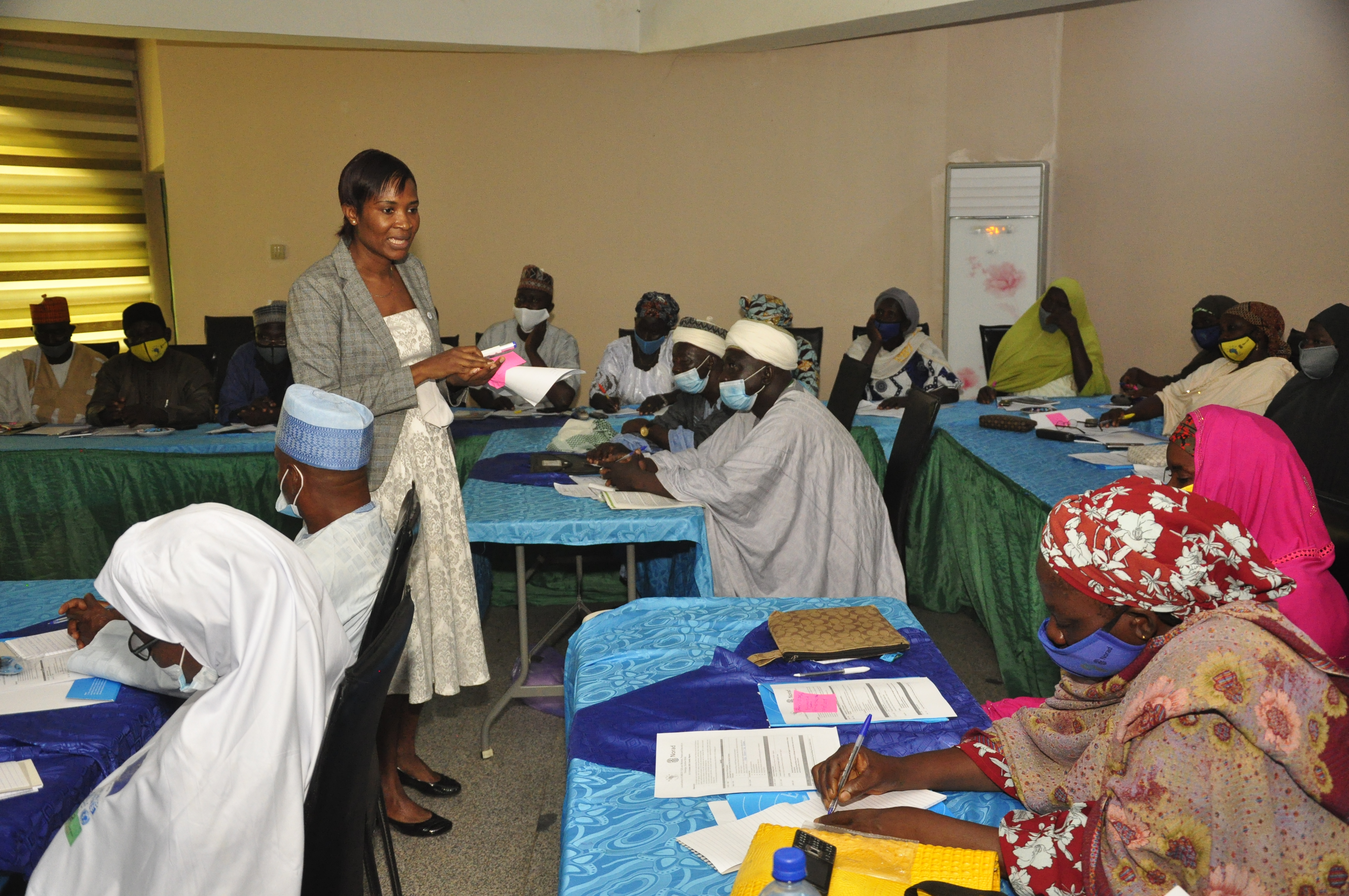 Workshop  with  Civil Society on Localization of UNSCR 1325  in Balanga Local Government, Gombe State, Nigeria. Photo courtesy of Patience Ikpe Obaulo