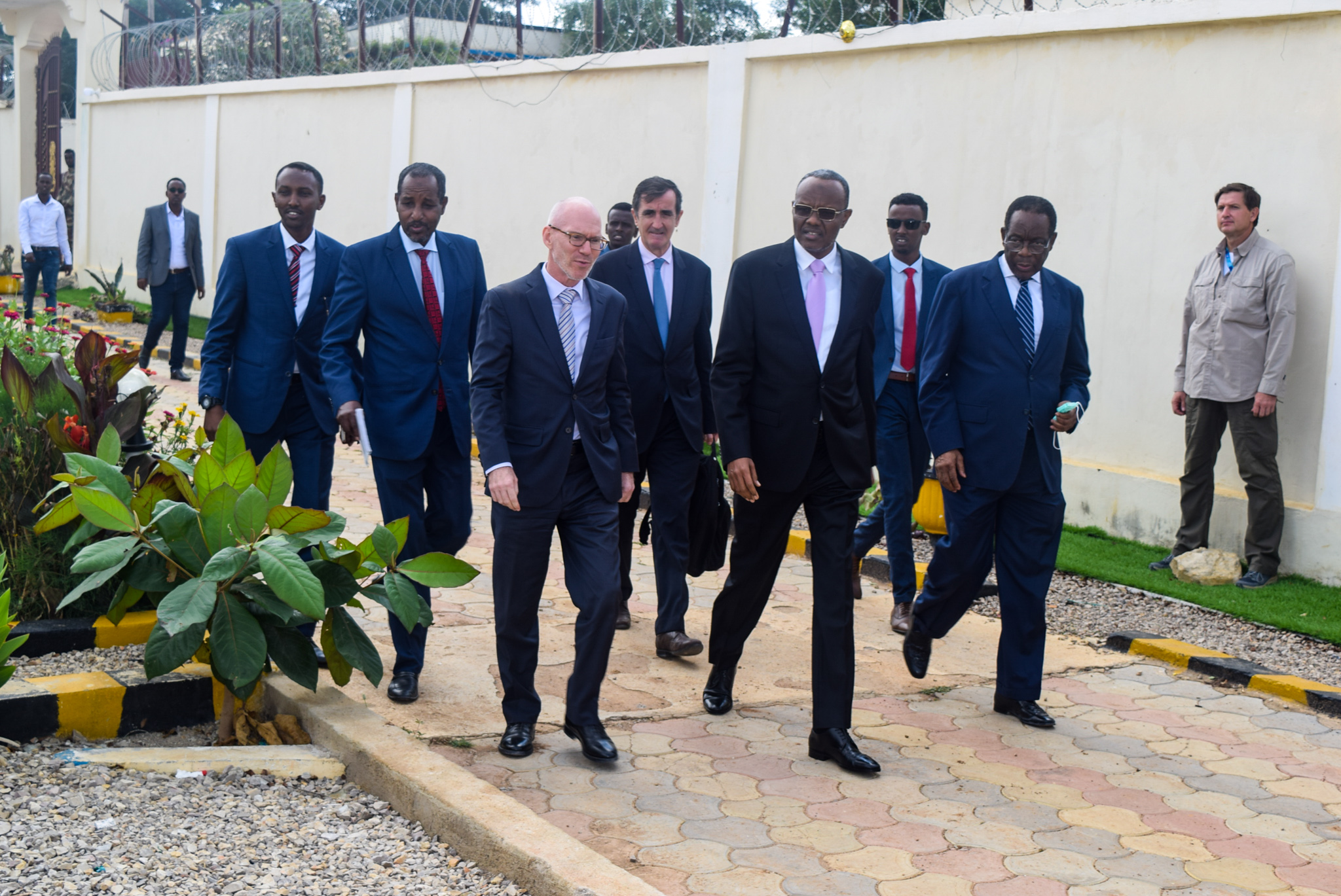 On Baidoa visit, International Representatives discuss elections, security and economic issues. 14 October 2020. Photo: UNSOM