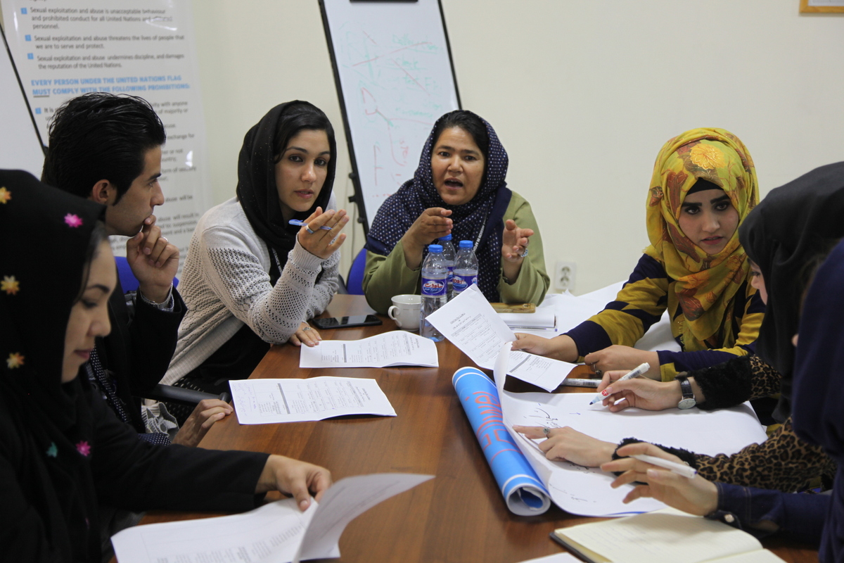 UN-backed forum on women’s inclusion and participation in peace discussions in Mazar-e-Sharif, Afghanistan. Photo: UNAMA PIO